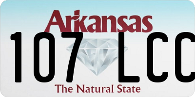 AR license plate 107LCC
