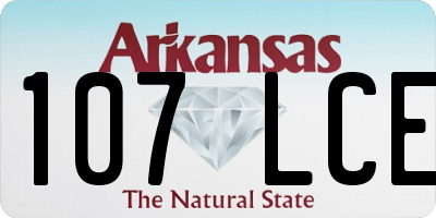 AR license plate 107LCE