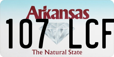 AR license plate 107LCF