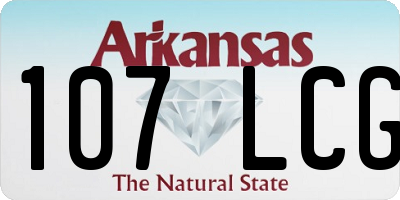 AR license plate 107LCG