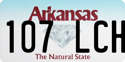 AR license plate 107LCH
