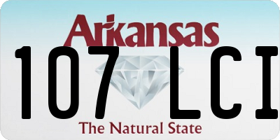 AR license plate 107LCI