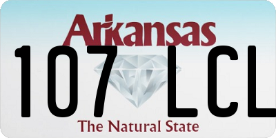 AR license plate 107LCL