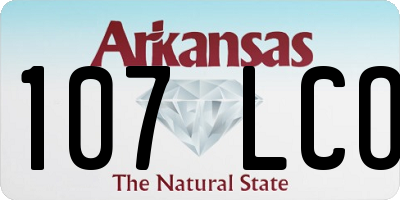 AR license plate 107LCO