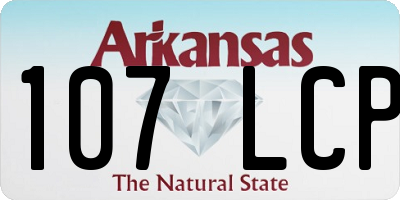 AR license plate 107LCP