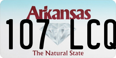 AR license plate 107LCQ