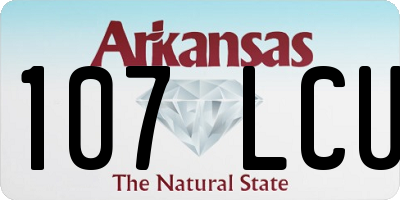 AR license plate 107LCU
