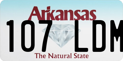 AR license plate 107LDM
