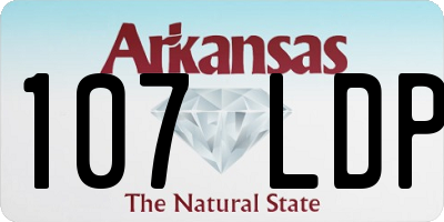 AR license plate 107LDP