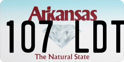 AR license plate 107LDT