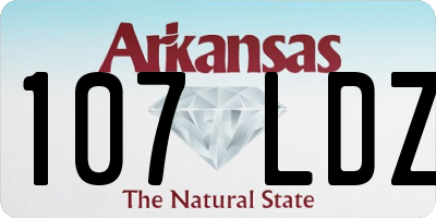 AR license plate 107LDZ