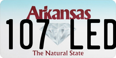 AR license plate 107LED