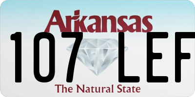 AR license plate 107LEF