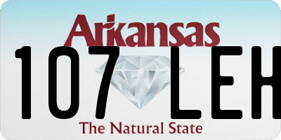 AR license plate 107LEH