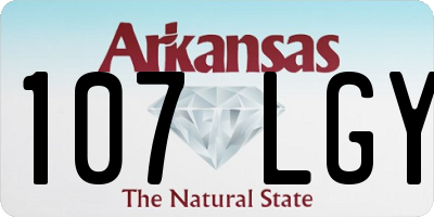 AR license plate 107LGY