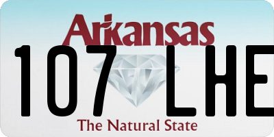 AR license plate 107LHE