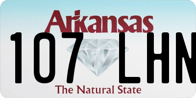 AR license plate 107LHN