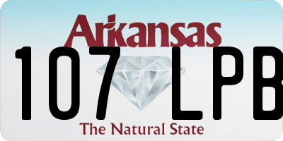 AR license plate 107LPB