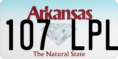 AR license plate 107LPL