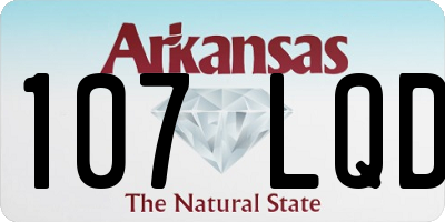 AR license plate 107LQD