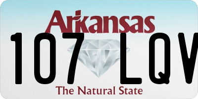 AR license plate 107LQV