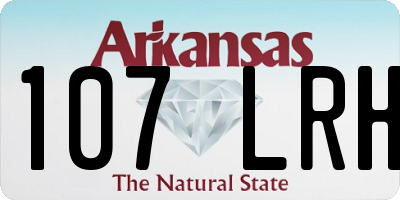 AR license plate 107LRH