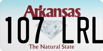 AR license plate 107LRL