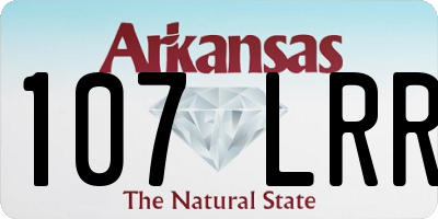 AR license plate 107LRR