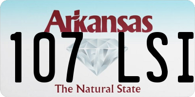 AR license plate 107LSI