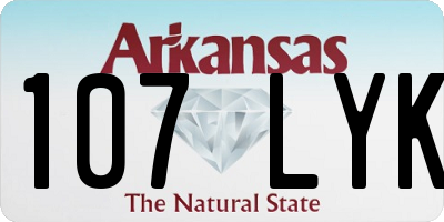 AR license plate 107LYK