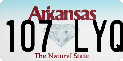 AR license plate 107LYQ