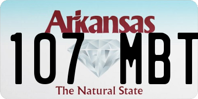 AR license plate 107MBT