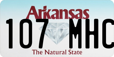 AR license plate 107MHC