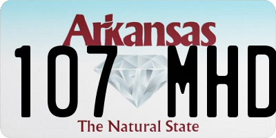 AR license plate 107MHD