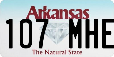 AR license plate 107MHE