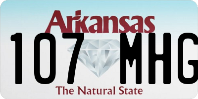 AR license plate 107MHG