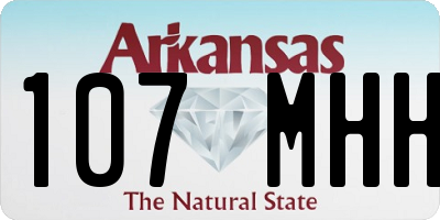 AR license plate 107MHH