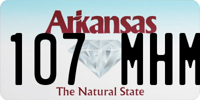AR license plate 107MHM