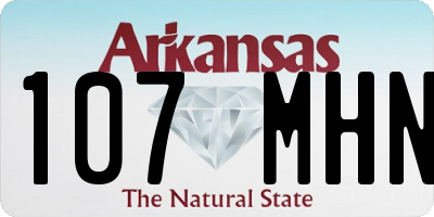AR license plate 107MHN