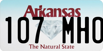 AR license plate 107MHO