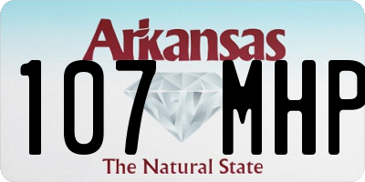 AR license plate 107MHP