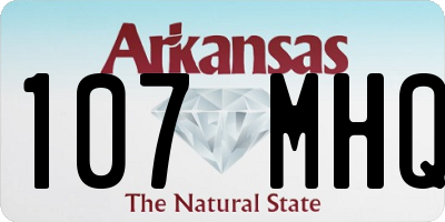 AR license plate 107MHQ