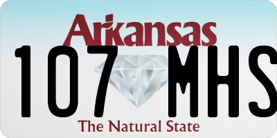 AR license plate 107MHS