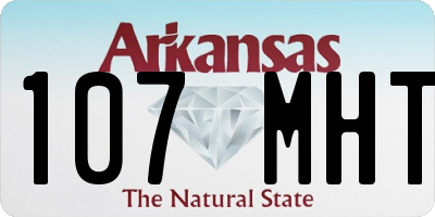 AR license plate 107MHT