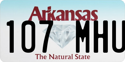 AR license plate 107MHU
