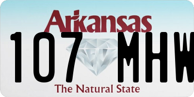 AR license plate 107MHW