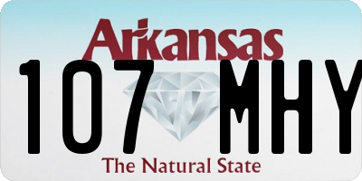 AR license plate 107MHY