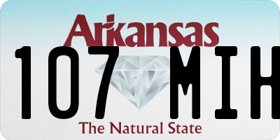 AR license plate 107MIH