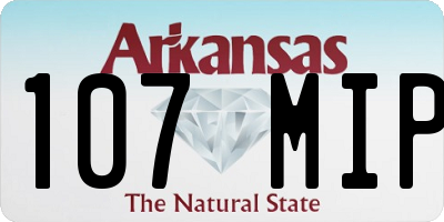 AR license plate 107MIP