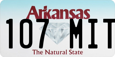 AR license plate 107MIT